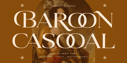 Baroon Casooal Font Poster 1