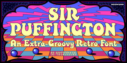 Sir Puffington Font Poster 1