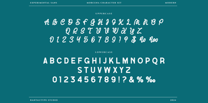 Morcena Font Poster 14