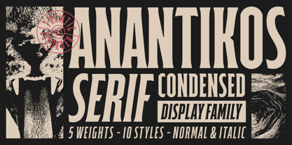 Anantikos Serif Fuente Póster 1