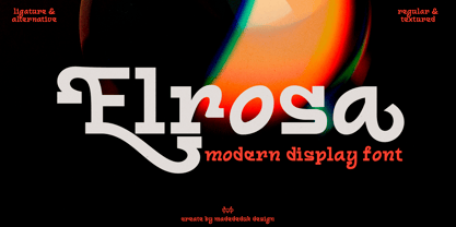 Elrosa Font Poster 1