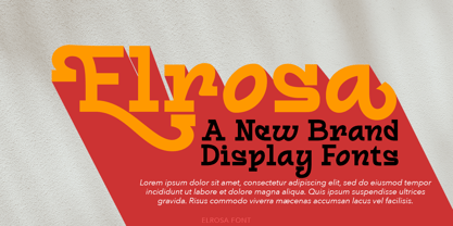 Elrosa Font Poster 3