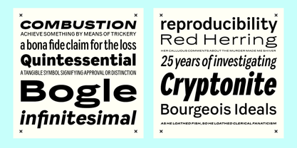 Resident Font Poster 8