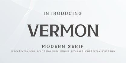 Vermon Font Poster 1