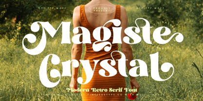 Magiste Crystal Font Poster 1