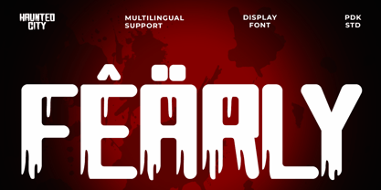 Haunted City Font Poster 12