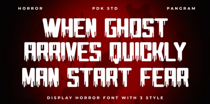 Haunted City Font Poster 11