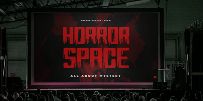 Haunted City Font Poster 8