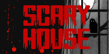 Haunted City Font Poster 2