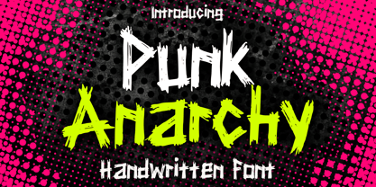 Punk Anarchy Font Poster 1