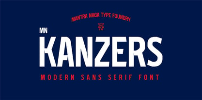 MN Kanzers Font Poster 1