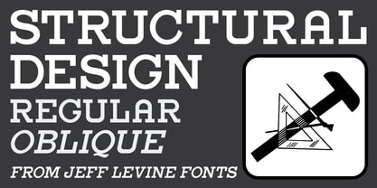 Structural Design JNL Font Poster 1