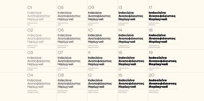 Indecisive Sans Variable Font Poster 2