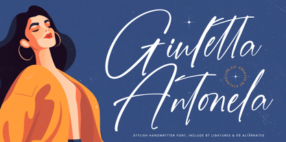 Giuletta Antonela Font Poster 1