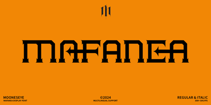 Mafanea Serif Font Poster 1