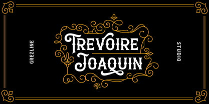 Trevoire Joaquin Font Poster 1