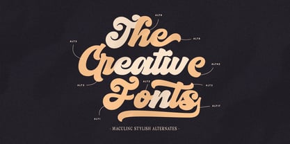 Maculinc Bold Script Font Poster 4