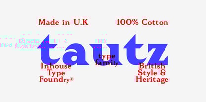 Tautz Font Poster 10