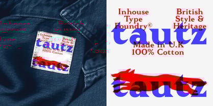 Tautz Font Poster 6