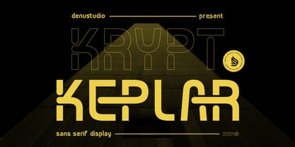 Krypt Keplar Font Poster 1