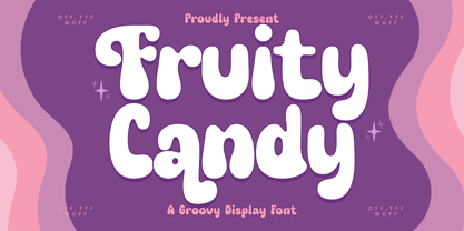 Fruity Candy Fuente Póster 1