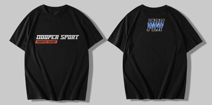 Dooper Sport Font Poster 4