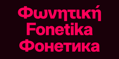 Fonetika Font Poster 1