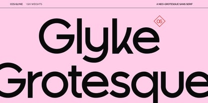 CCS Glyke Font Poster 1