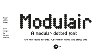 Modulair Font Poster 1