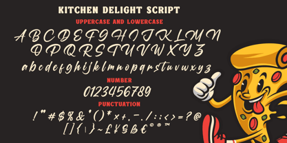 Kitchen Delight Font Poster 11