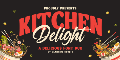 Kitchen Delight Font Poster 1