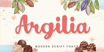 Argilia Font Poster 1