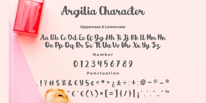 Argilia Font Poster 7