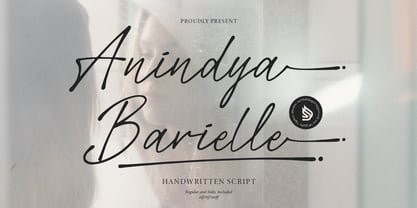 Anindya Barielle Font Poster 1