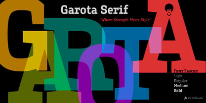 Garota Serif Font Poster 9