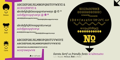 Garota Serif Font Poster 4