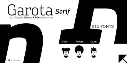 Garota Serif Font Poster 2