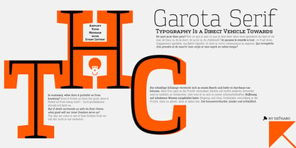 Garota Serif Font Poster 5