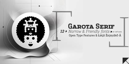 Garota Serif Font Poster 1