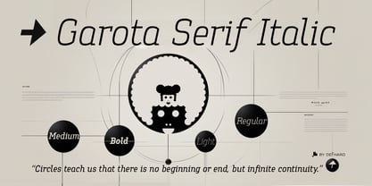 Garota Serif Font Poster 6