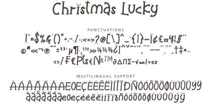 Christmas Lucky Font Poster 6