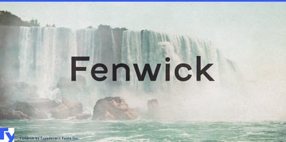 Fenwick Font Poster 1