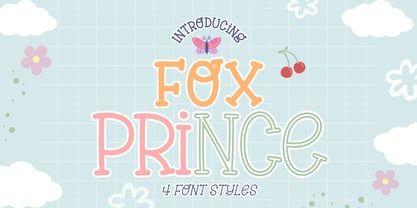 Fox Prince Inline Font Poster 1