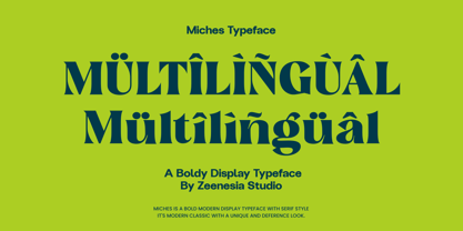 Miches Font Poster 15