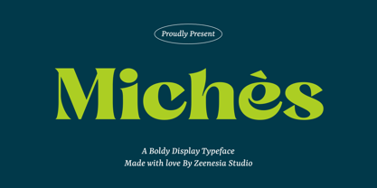 Miches Font Poster 1