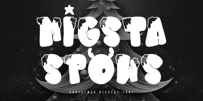 MC Migsta Spows Font Poster 1