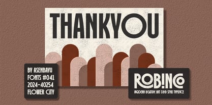 Robinco Font Poster 15