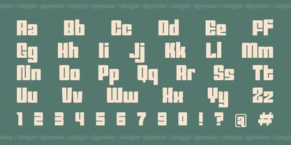 Tilakia Bernout Font Poster 13