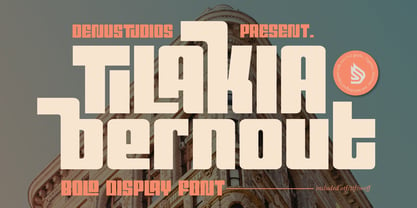 Tilakia Bernout Font Poster 1