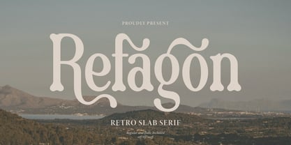 Refagon Font Poster 1